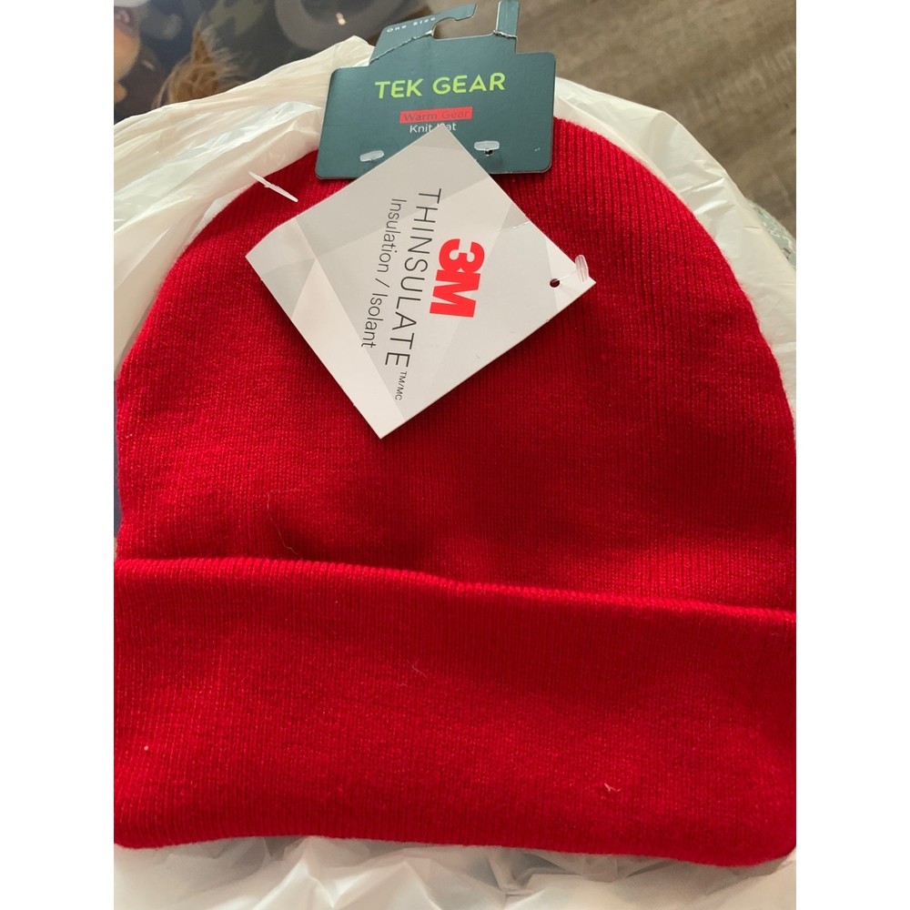 Red 3-M Insulated Beanie New With Tags One Size